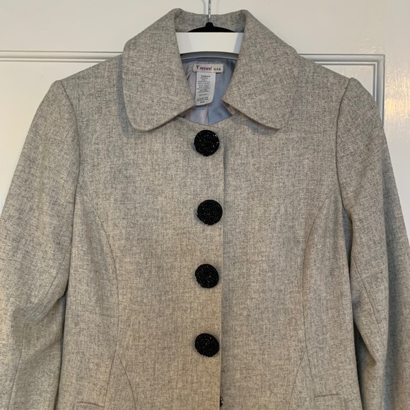 Vintage Large Button Coat - Picture 5 of 12